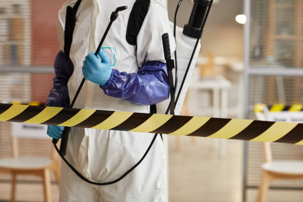 Professional Biohazard Cleanup technician working in Kohler, WI